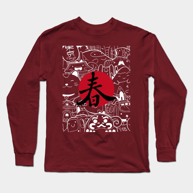 tokyo Long Sleeve T-Shirt by vanssi Airpod